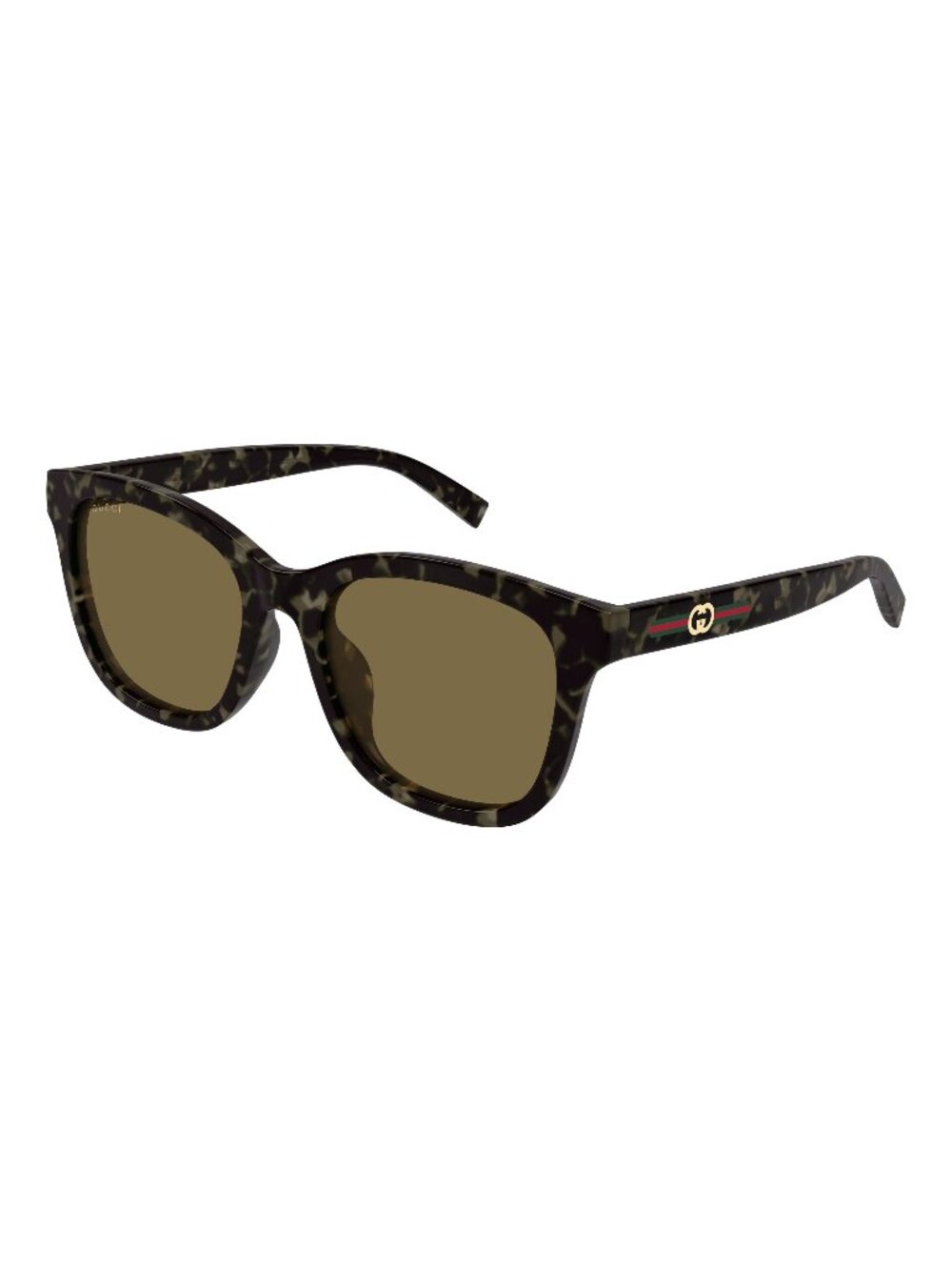 New Gucci Women's Sunglasses Havana Brown Lens Injected Frame GG1984SK 003 55